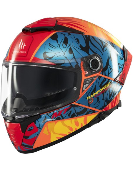 Casco MT Thunder 4 SV Rainforest | C4 brillo