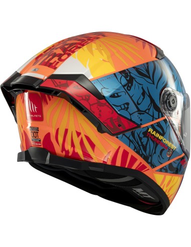 Casco MT Thunder 4 SV Rainforest | C4 brillo