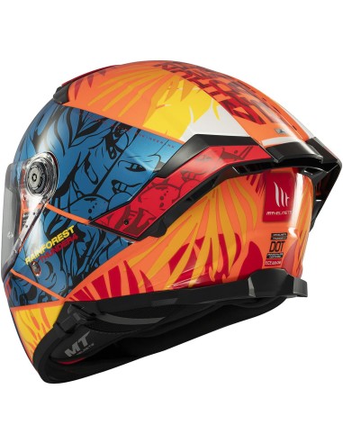 Casco MT Thunder 4 SV Rainforest | C4 brillo