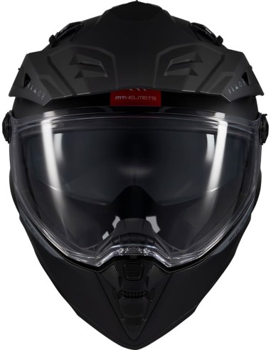 Casco MT Track SV Solido | Mate-Negro