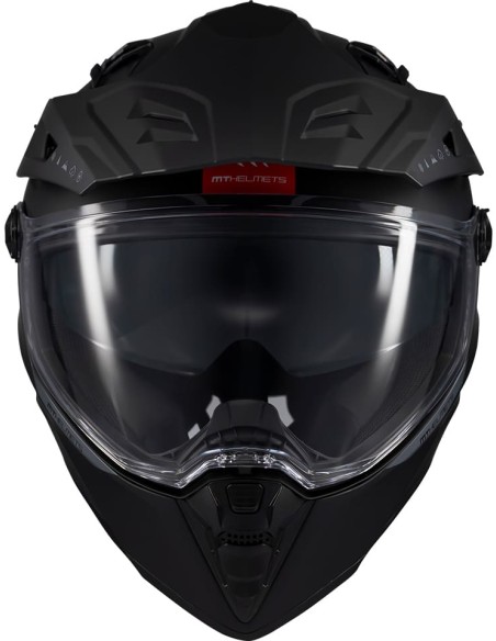 Casco MT Track SV Solido | Mate-Negro