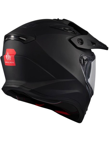 Casco MT Track SV Solido | Mate-Negro