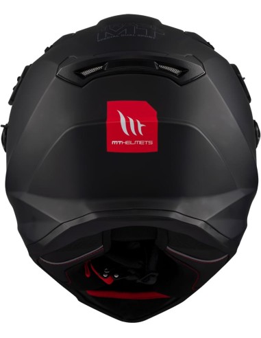 Casco MT Track SV Solido | Mate-Negro
