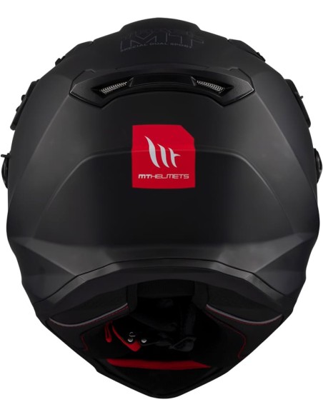 Casco MT Track SV Solido | Mate-Negro