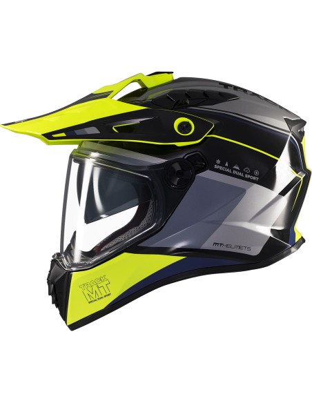Casco MT Track SV Aries | B3 brillo