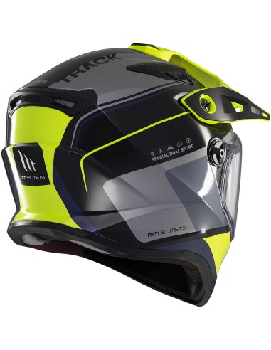 Casco MT Track SV Aries | B3 brillo