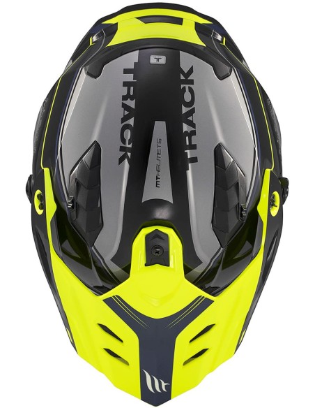 Casco MT Track SV Aries | B3 brillo