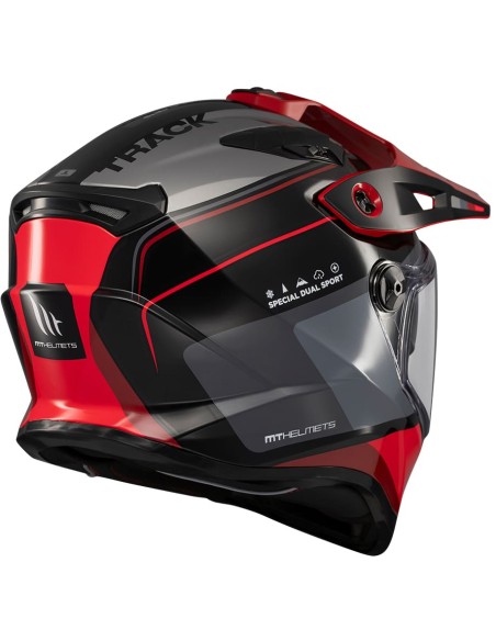 Casco MT Track SV Aries | B5 brillo
