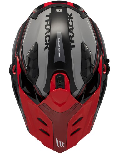 Casco MT Track SV Aries | B5 brillo