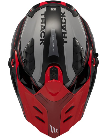 Casco MT Track SV Aries | B5 brillo