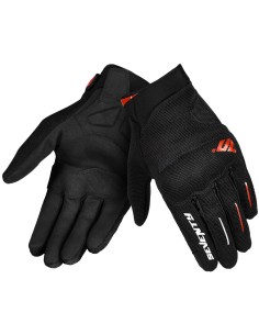 Guantes Seventy Degrees SD-C40 Asphalt | Negro y rojo