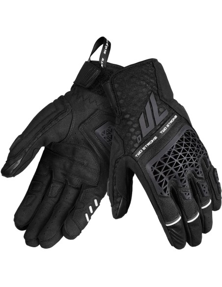 Guantes Seventy Degrees SD-N60 Two Stroke | Negro y gris