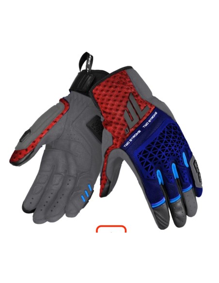 Guantes Seventy Degrees SD-N60 Two Stroke | Azul y rojo