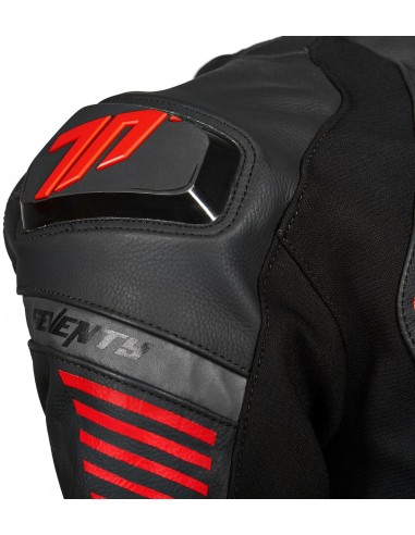 Chaqueta Seventy Degrees SD-JL24 Spoiler | Negro y rojo