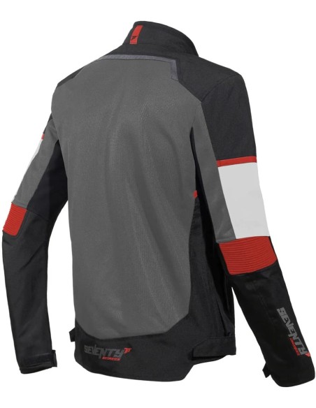 Chaqueta Seventy Degrees SD-JR60 Thunder | Gris-rojo-blanco