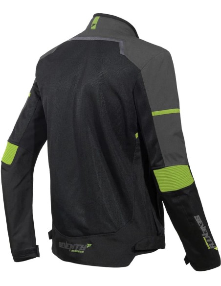 Chaqueta Seventy Degrees SD-JR60 Thunder | Negro-gris-amarillo fluor