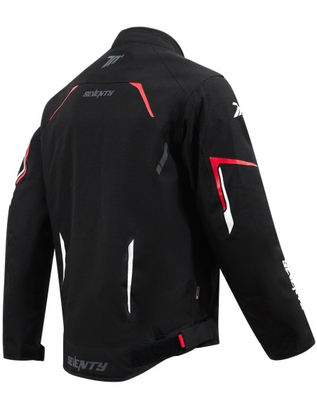 Chaqueta Seventy Degrees SD-JR65 Piston | Negro y rojo