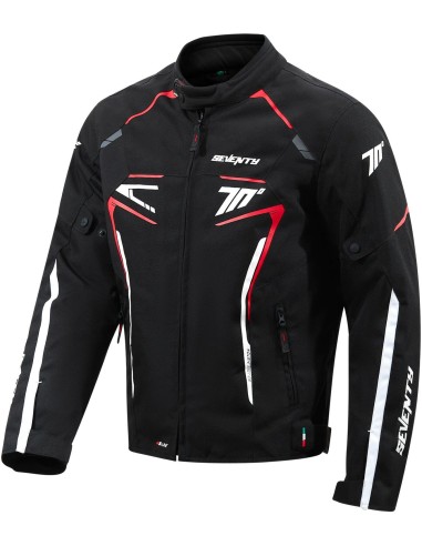 Chaqueta Seventy Degrees SD-JR65 Piston | Negro y rojo