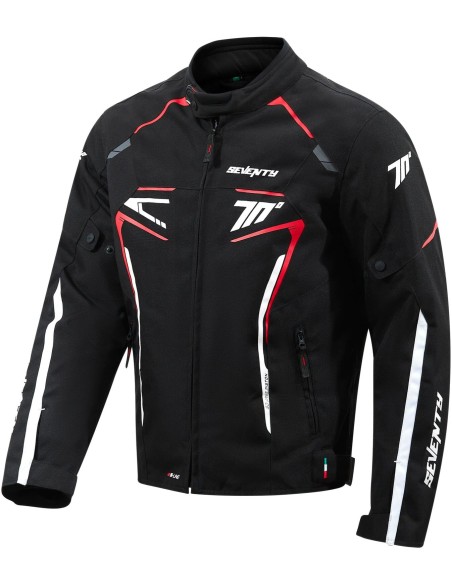 Chaqueta Seventy Degrees SD-JR65 Piston | Negro y rojo