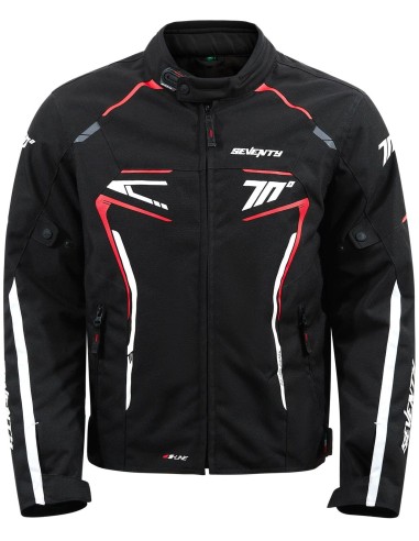 Chaqueta Seventy Degrees SD-JR65 Piston | Negro y rojo