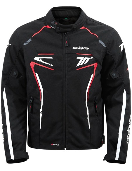 Chaqueta Seventy Degrees SD-JR65 Piston | Negro y rojo