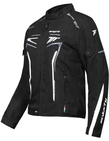 Chaqueta Seventy Degrees SD-JR67 Piston | Negro y blanco