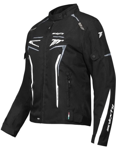 Chaqueta Seventy Degrees SD-JR67 Piston | Negro y blanco