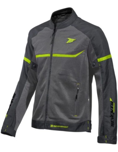 Chaqueta Seventy Degrees SD-JR30.1 Mojave | Gris y amarillo fluor