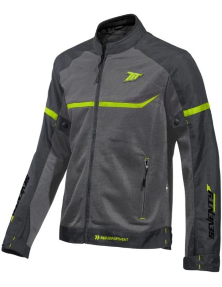 Chaqueta Seventy Degrees SD-JR30.1 Mojave | Gris y amarillo fluor