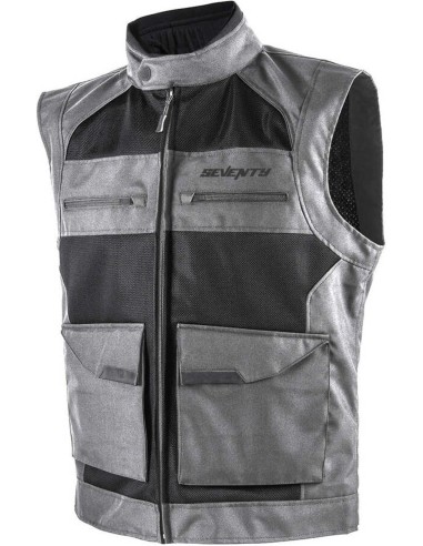 Chaleco Seventy Degrees SD-S3 Sirocco | Negro y gris