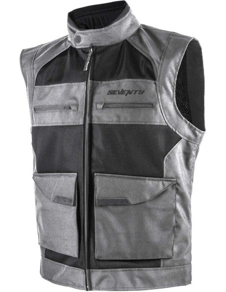 Chaleco Seventy Degrees SD-S3 Sirocco | Negro y gris
