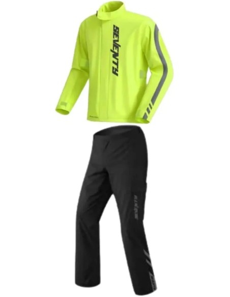 Traje Lluvia Seventy Degrees SD-S5 Monsoon | Negro y amarillo fluor