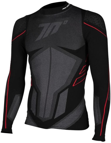 Camiseta Térmica Seventy Degrees SD-CT1 Termal | Negro y gris