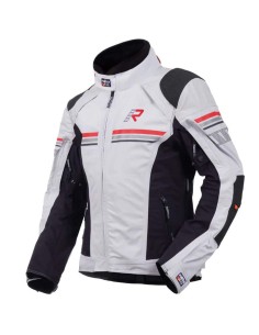 Chaqueta Rukka Armatou-R | Gris claro y negro