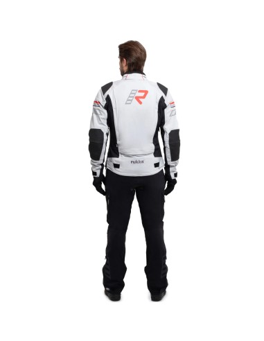 Chaqueta Rukka Armatou-R | Gris claro y negro