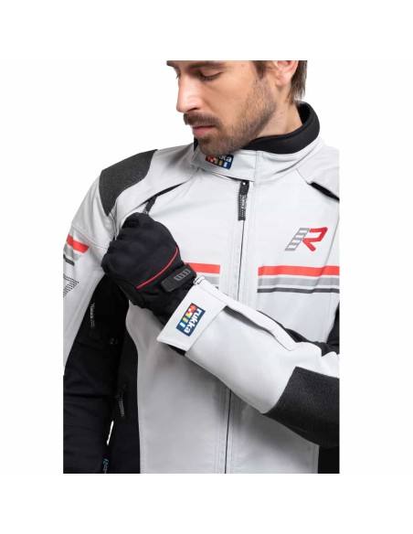 Chaqueta Rukka Armatou-R | Gris claro y negro