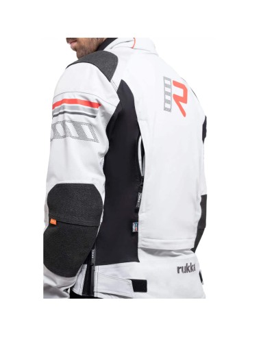 Chaqueta Rukka Armatou-R | Gris claro y negro