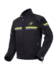 Chaqueta Rukka Armatou-R | Negro y amarillo fluor