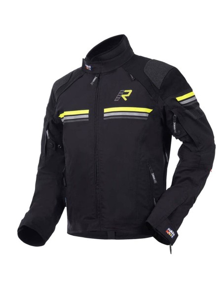 Chaqueta Rukka Armatou-R | Negro y amarillo fluor