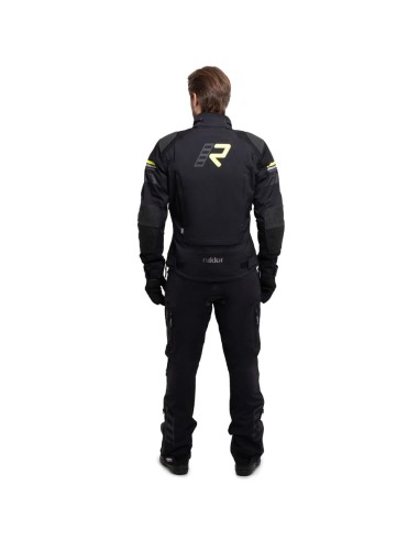 Chaqueta Rukka Armatou-R | Negro y amarillo fluor