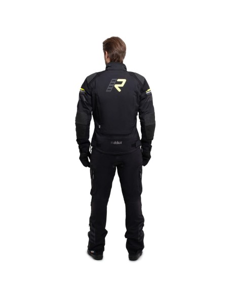 Chaqueta Rukka Armatou-R | Negro y amarillo fluor