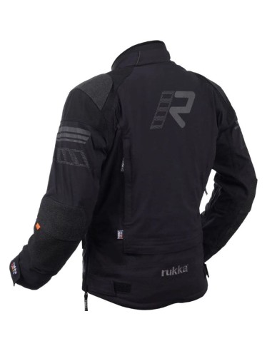Chaqueta Rukka Armatou-R | Negro y negro