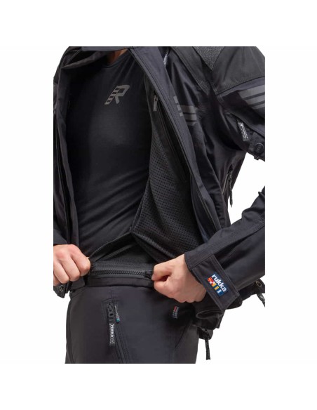 Chaqueta Rukka Armatou-R | Negro y negro