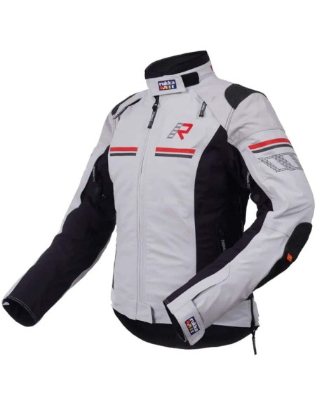 Chaqueta Rukka Armatou-R Mujer | Gris claro y negro