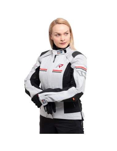 Chaqueta Rukka Armatou-R Mujer | Gris claro y negro