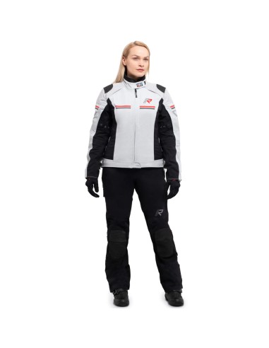 Chaqueta Rukka Armatou-R Mujer | Gris claro y negro