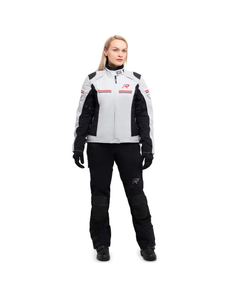 Chaqueta Rukka Armatou-R Mujer | Gris claro y negro