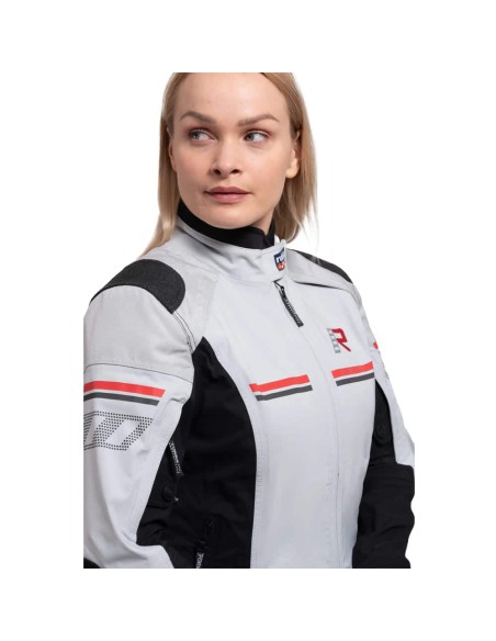 Chaqueta Rukka Armatou-R Mujer | Gris claro y negro