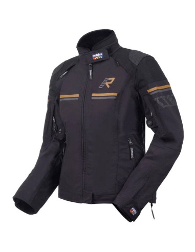 Chaqueta Rukka Armatou-R Mujer | Negro y dorado