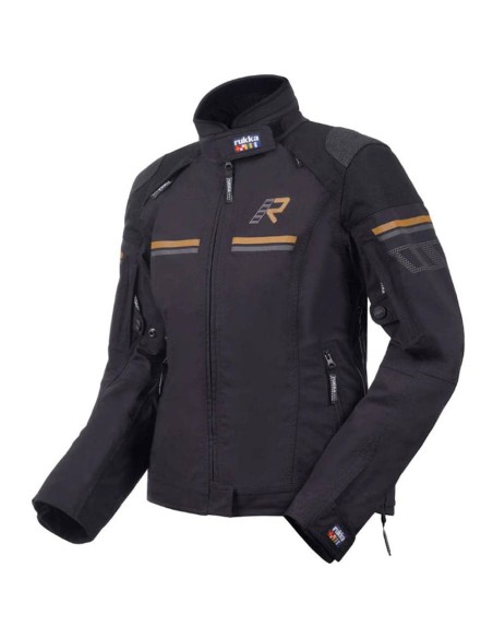 Chaqueta Rukka Armatou-R Mujer | Negro y dorado
